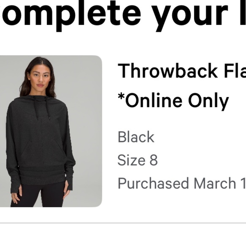 Lululemon Hoodie Throwback Flashback Pullover - image 7